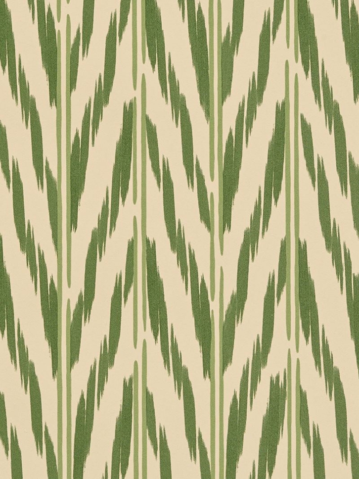 Printed Ikat, Green Earth tapet från Helene Blanche (TCW1022-04 ...