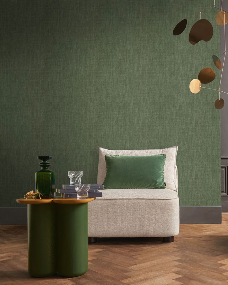 Casamance Shinok, Vert Fume Tapet