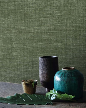 Casamance Shinok, Vert Fume Tapet