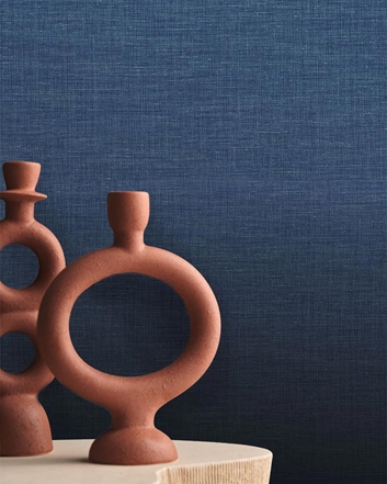 Casamance Shinok, Bleu Electrique Tapet