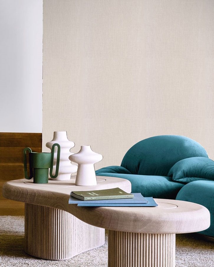 Casamance Shinok, Craie Bleutee Tapet