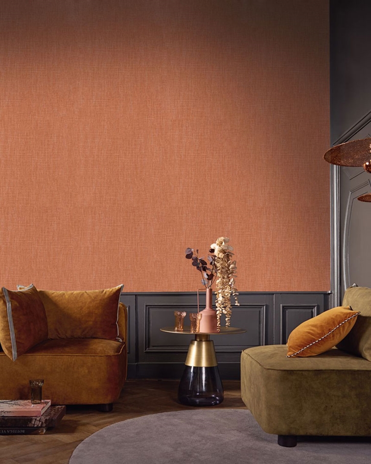 Casamance Shinok, Terre De Sienne Tapet