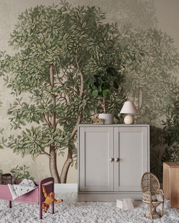 Sandberg Charles Mural Tapet