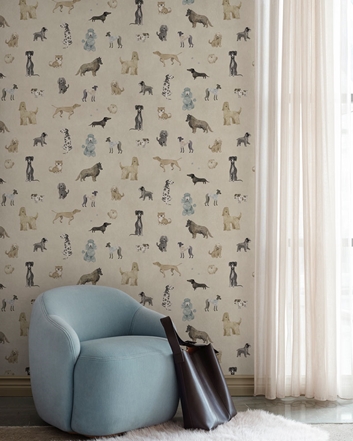 Sandberg Taiga and Friends Tapet