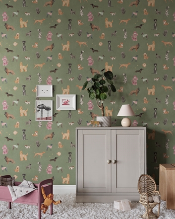 Sandberg Taiga and Friends Tapet