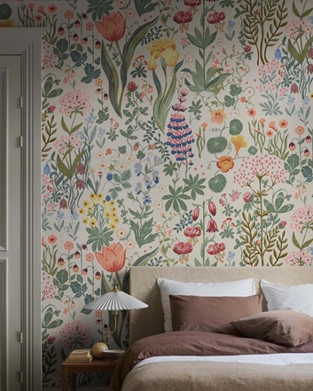 Boråstapeter Blomsterhav Grand Tapet