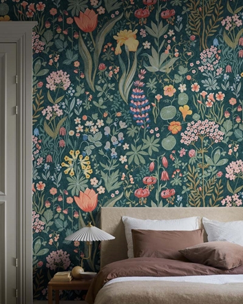 Boråstapeter Blomsterhav Grand Tapet