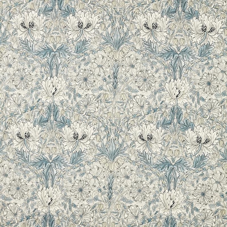 William Morris & Co Pure Honeysuckle & Tulip Wide Width Tyg