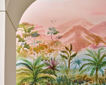 Clarke & Clarke Kerala Mural Tapet