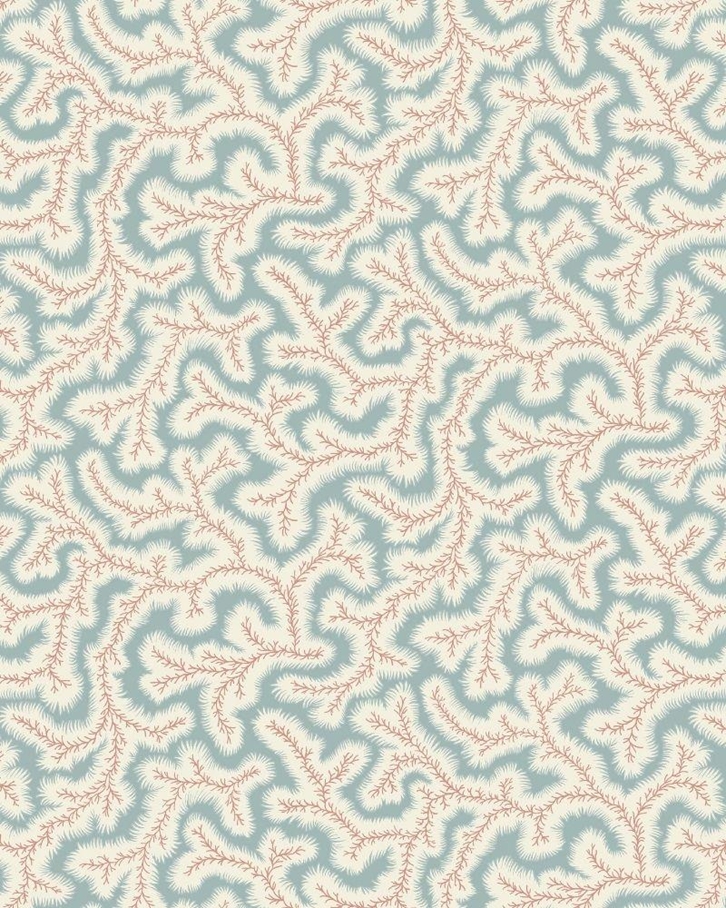 Ian Sanderson Little Dulcie Celeste Blue Tapet