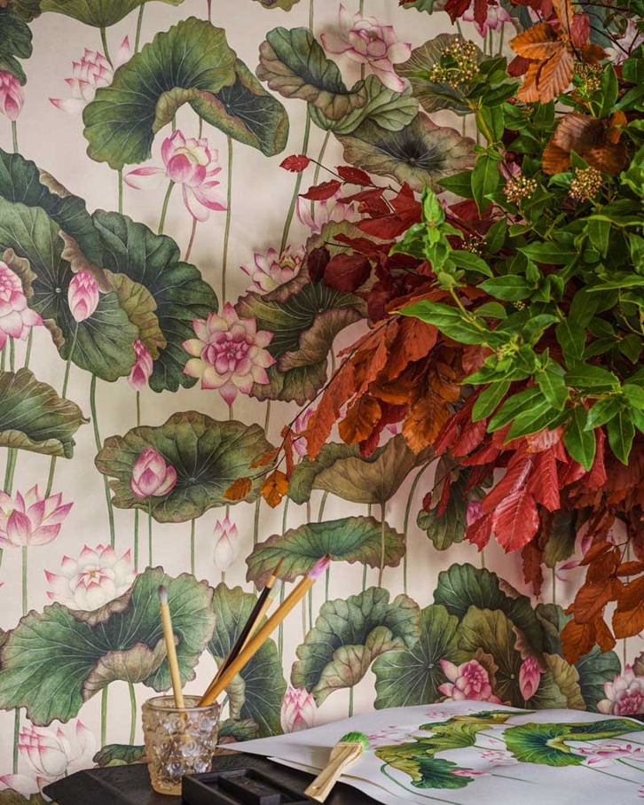 Cole & Son Lily Lotus Tapet