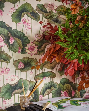 Cole & Son Lily Lotus Tapet