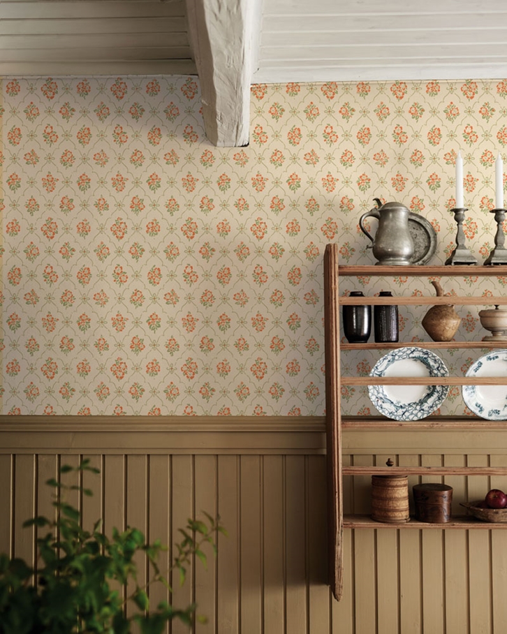 Lovisa Beige tapet från Duro (040-05) - Fraktfritt online