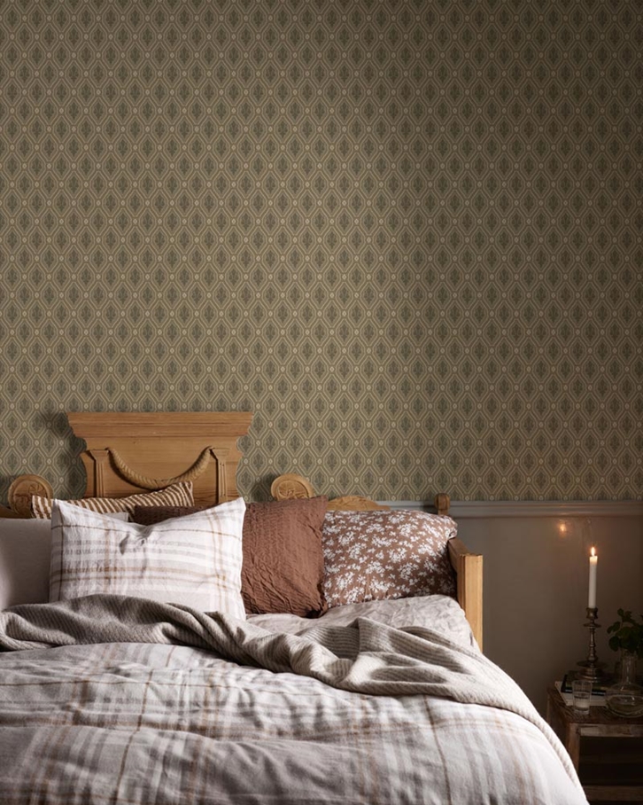 Duro August Brun/Guld Tapet