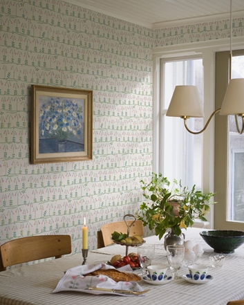 Boråstapeter Stig Lindberg Linnea Tapet