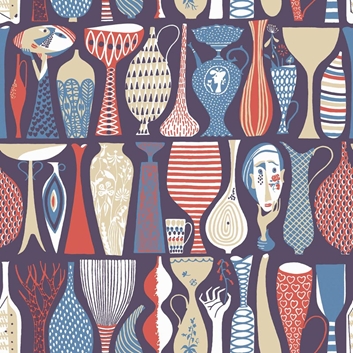 Boråstapeter Stig Lindberg Pottery Tapet