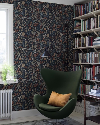 Boråstapeter Stig Lindberg Herbarium Tapet