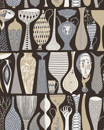 Boråstapeter Stig Lindberg Pottery Tapet