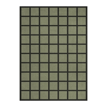 Layered Avenue Checked Olive Matta