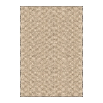 Layered Basket Weave Sisal Natural Matta