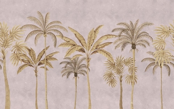 Rebel Walls Golden Palms Tapet