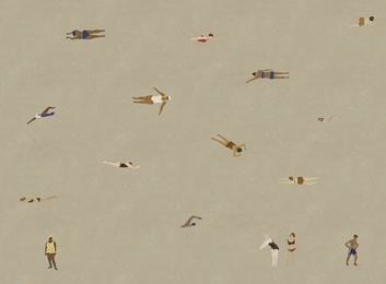 Rebel Walls Swimmers Tapet