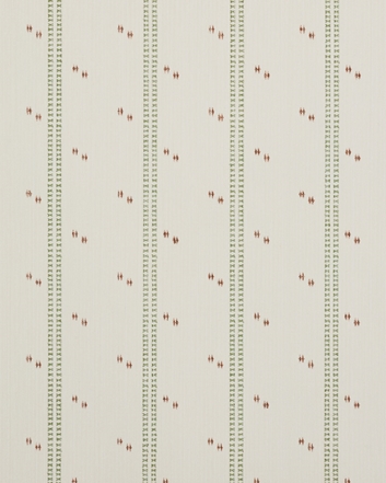Helene Blanche Cross Stitch, Poppy - Textile Base Tapet