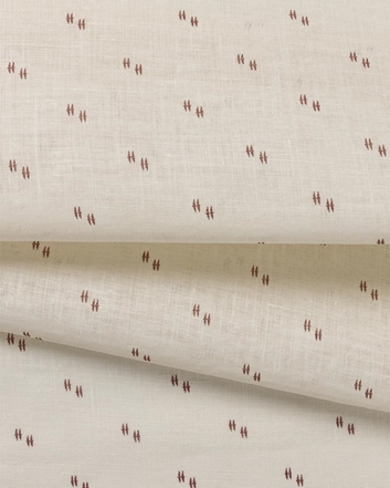 Helene Blanche Painted Thread, Burgundy Tyg