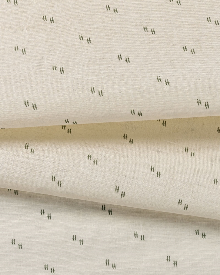Helene Blanche Painted Thread, Sage Tyg
