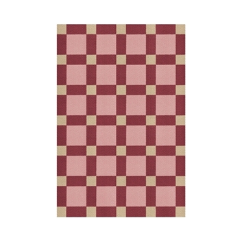 Layered Evelina Kroon Jute Plum Punch Matta