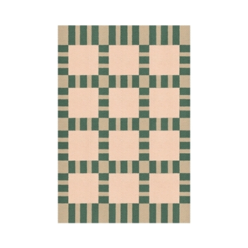Layered Evelina Kroon Jute Korean Chives Matta