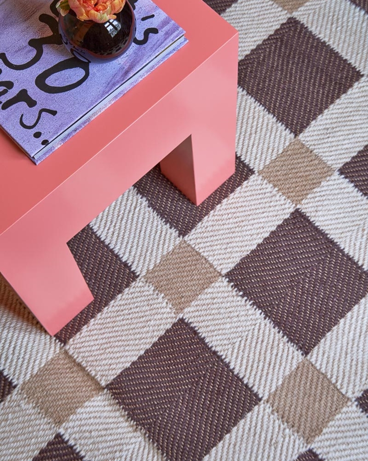 Layered Evelina Kroon Jute Sesame Matta