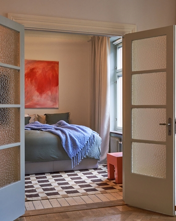 Layered Evelina Kroon Jute Sesame Matta