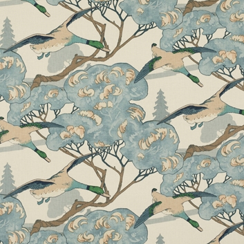 Mulberry Flying Ducks / Blue Tyg