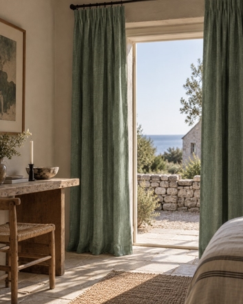 Designers Guild Brera Lino Thyme Tyg