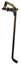 Stöd 20" 230mm stål svart