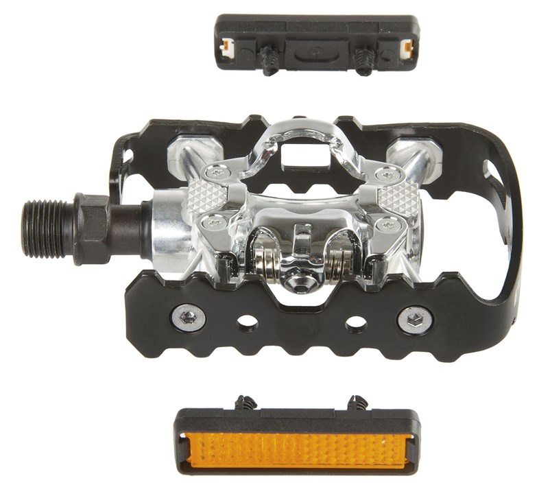 Pedal 9/16" SPD kombi "two in one"  inkl clips