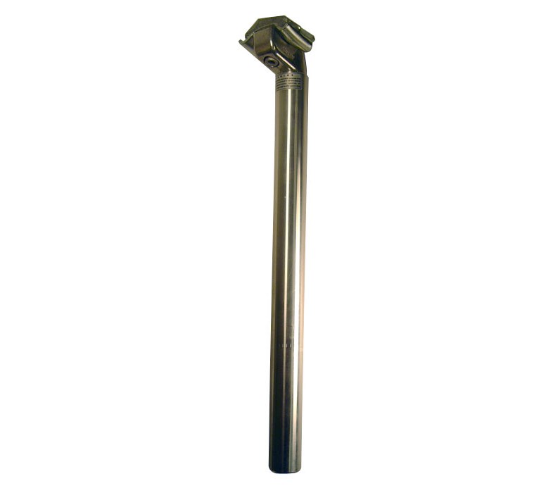 Sadelstolpe 26,8x350 fäste silver