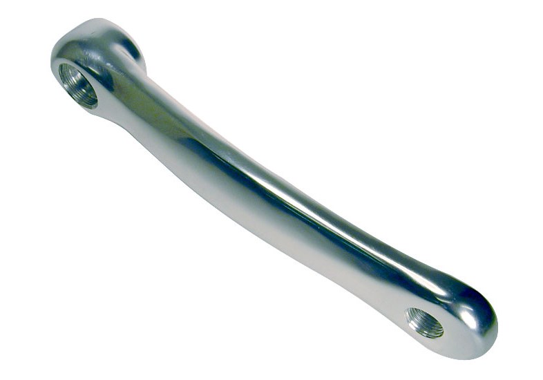 Vevarm 170mm vinklat hål alu Vä
