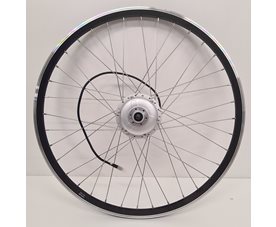 Framhjul 28" Svart inkl, D-type motor 250w/36V Comfort 2018-2020 med lång kabel 9-pin