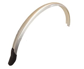 Skärm bak 28" plast silver 50mm SKS Inkluderat extra skärm för kabeldragning