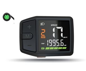 DZ41 LED färgdisplay för Bafang - UART / Higo kontakt