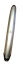 Skärm fram 28" plast silver 50mm SKS
