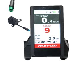 Display LCD 36V 5 Pin till E-motion 850C, med joystick och fäste, 2016
