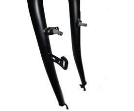 Framgaffel 28" 28,6 Gäng E-motion Mattsvart Comfort 2021 med framhjulsmotor