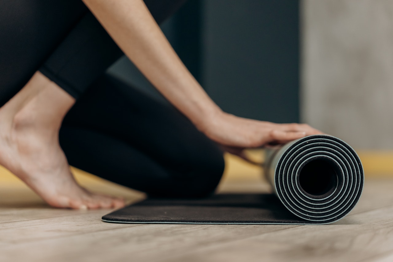 Rengöring yogamatta