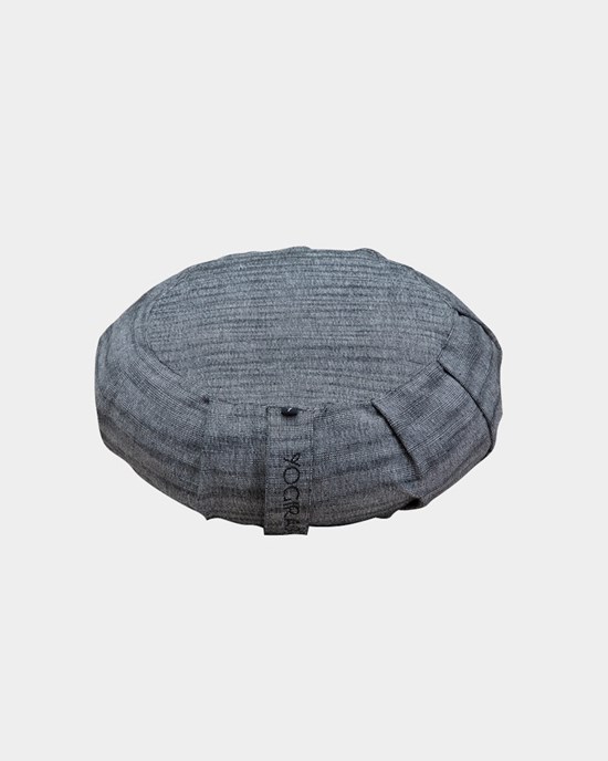 Meditation cushion Ann Ringstrand for Yogiraj Grey melange