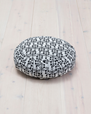Meditationskudde Ann Ringstrand for Yogiraj, Meditation cushion Off White Jacquard pattern