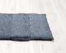 Meditation cushion Zabuton Ann Ringstrand for Yogiraj, Grey melange