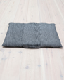 Meditation cushion Zabuton Ann Ringstrand for Yogiraj, Grey melange